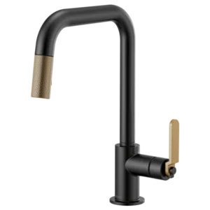 Brizo Matte Black/Luxe Gold Litze Pull-Down