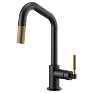 Brizo Matte Black/Luxe Gold Litze Pull-Down