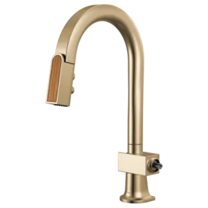 Brizo Luxe Gold / Wood Frank Lloyd Wright Pull-Down