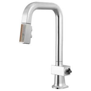 Brizo Polished Polished Chrome / Teak Wood Frank Lloyd Wright® Pull-Down