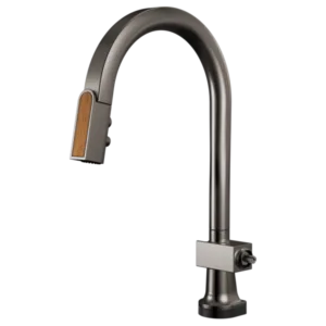 Brizo Brilliance Black Onyx / Wood Frank Lloyd Wright® Pull-Down