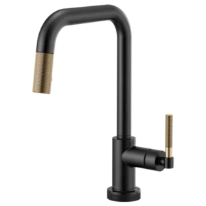 Brizo Matte Black/Luxe Gold Litze Pull-Down