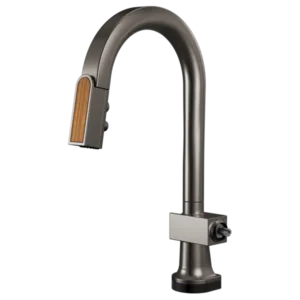 Brizo Brilliance Black Onyx / Wood Frank Lloyd Wright® Pull-Down