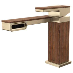 Brizo Luxe Gold / Wood Frank Lloyd Wright Single Hole