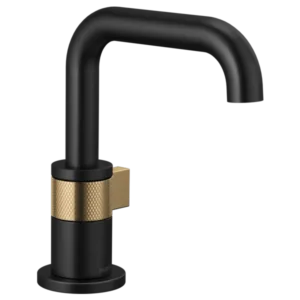 Brizo Matte Black/Luxe Gold Litze Single Hole