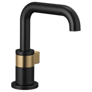 Brizo Matte Black/Luxe Gold Litze Single Hole