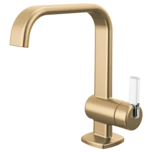 Brizo Luxe Gold / Clear Acrylic Allaria Single Hole