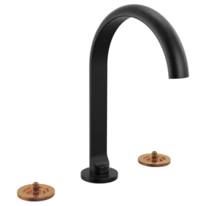 Brizo Matte Black Roccesco™ Widespread