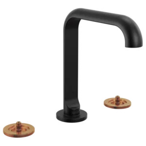 Brizo Matte Black Roccesco™ Widespread