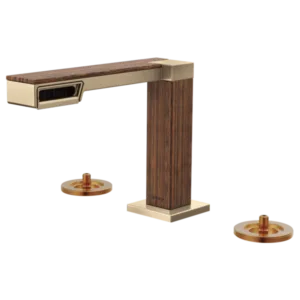 Brizo Luxe Gold / Wood Frank Lloyd Wright Widespread