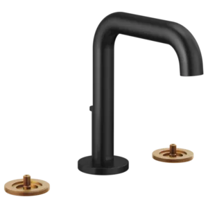 Brizo Matte Black Litze® Widespread