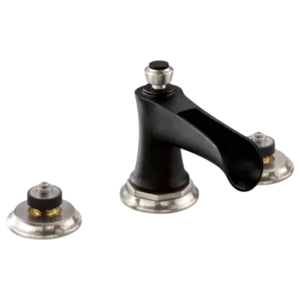 Brizo Luxe Nickel /Matte Black Rook® Widespread