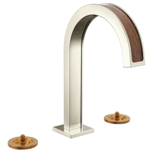 Brizo Polished Nickel Wood Frank Lloyd Wright® Widespread