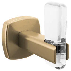 Brizo Luxe Gold / Clear Acrylic Allaria Robe / Utility Hook
