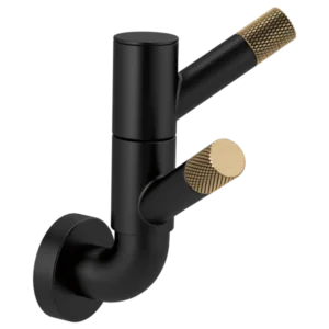 Brizo Matte Black/Luxe Gold Litze Robe / Utility Hook