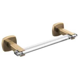 Brizo Luxe Gold / Clear Acrylic Allaria Mini Towel Bar