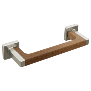 Brizo Luxe Nickel / Teak Wood Frank Lloyd Wright® Drawer Pull