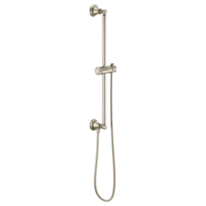 Brizo Brushed Nickel Essential™ Shower Slide Bar