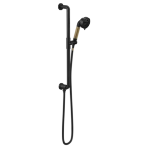 Brizo Matte Black/Luxe Gold Litze Handshower