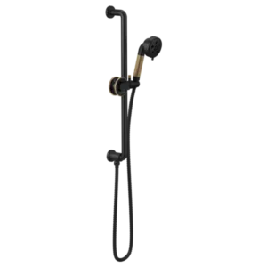 Brizo Matte Black/Luxe Gold Litze Handshower