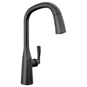 Delta Matte Black Stryke® Pull-Down