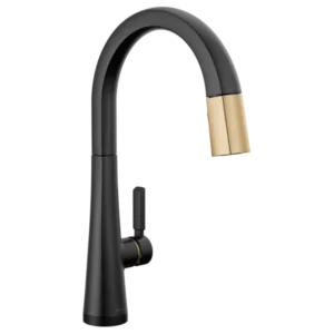 Delta Matte Black / Champagne Bronze Monrovia® Pull-Down