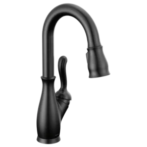 Delta Matte Black Leland® Pull-Down Prep