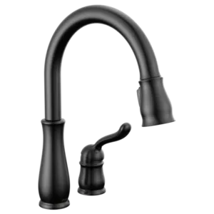 Delta Matte Black Leland® Pull-Down