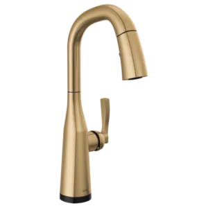 Delta Champagne Bronze Stryke Pull-Down Prep