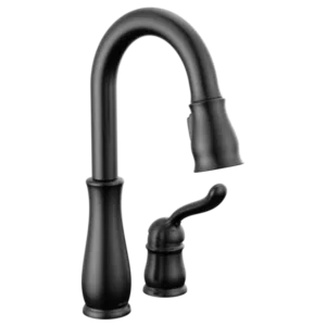 Delta Matte Black Leland® Pull-Down Prep