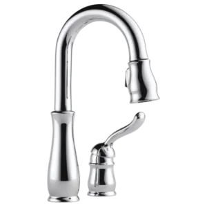 Delta Polished Chrome Leland® Pull-Down Prep