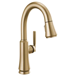 Delta Champagne Bronze Coranto Pull-Down Prep
