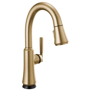 Delta Champagne Bronze Coranto Pull-Down Prep