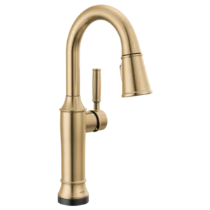 Delta  Champagne Bronze Renaldi Pull-Down Prep