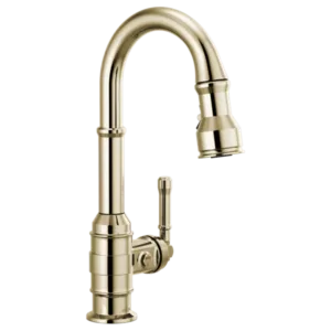Delta Polished Nickel Broderick® Pull-Down Prep