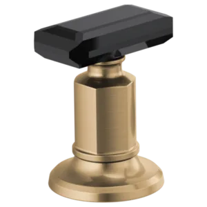 Brizo Luxe Gold / Black Crystal Invari Handle Kit