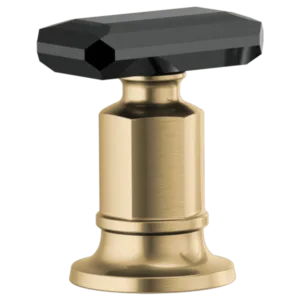 Brizo Luxe Gold / Black Crystal Invari Handle Kit