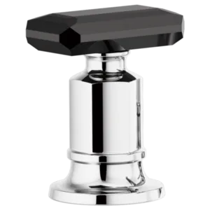 Brizo Polished Polished Chrome / Black Crystal Invari® Handle Kit
