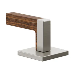 Brizo Luxe Nickel / Teak Wood Frank Lloyd Wright® Handle Kit