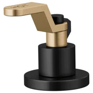 Brizo Matte Black/Luxe Gold Litze Handle Kit