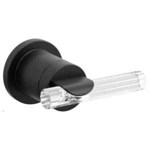 Brizo Matte Black / Clear Roccesco™ Handle Kit