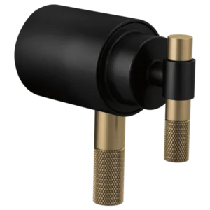 Brizo Matte Black/Luxe Gold Litze Handle Kit