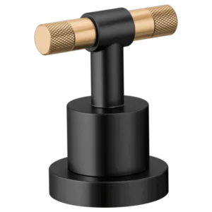 Brizo Matte Black/Luxe Gold Litze Handle Kit