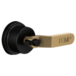 Brizo Matte Black/Luxe Gold Litze Handle Kit