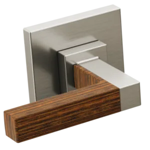 Brizo Luxe Nickel / Teak Wood Frank Lloyd Wright® Handle Kit