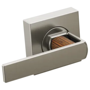 Brizo Luxe Nickel / Teak Wood Frank Lloyd Wright® Handle Kit
