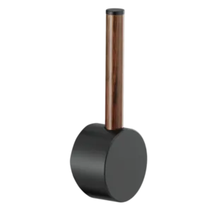 Brizo Matte Black / Wood Odin® Handle Kit