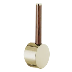 Brizo Polished Nickel / Wood Odin® Handle Kit