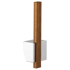 Brizo Polished Polished Chrome / Teak Wood Frank Lloyd Wright® Handle Kit