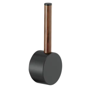 Brizo Matte Black / Wood Odin® Handle Kit